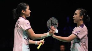 Satu-satunya wakil Indonesia yang melaju ke babak final Open Thailand 2024, Ana/Tiwi harus puas dengan gelar runner-up.